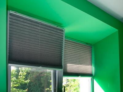 Премиум плиссе, ткань Твист Жемчуг Грей