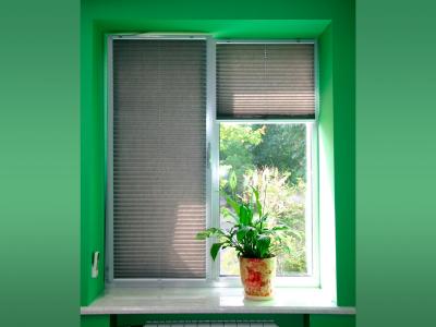 Премиум плиссе, ткань Твист Жемчуг Грей