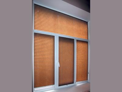 жалюзи Эконом Плиссе жемчуг какао