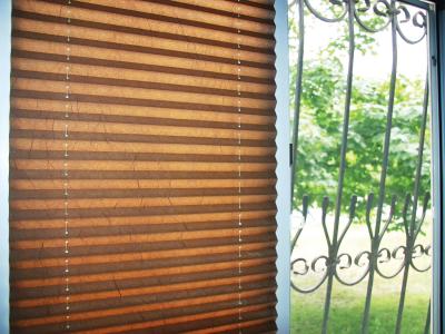 Жалюзи Эконом Плиссе жемчуг какао