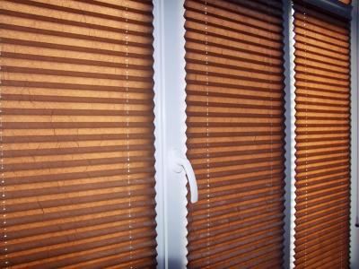 Жалюзи Эконом Плиссе жемчуг какао