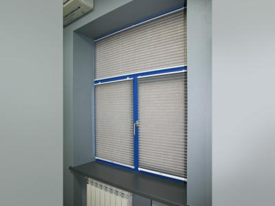 Шторы-плиссе, ткань Твист Жемчуг Грей